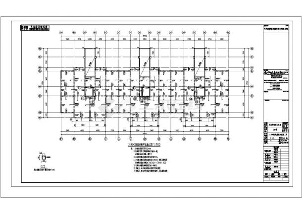 [内蒙古]18层剪力墙结构住宅楼结构施工图-图一