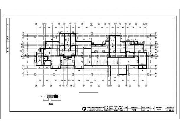 【成都】某住宅小区地下2层地上29层钢混剪力墙结构住宅楼结构施工CAD图-图二