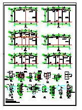 某标准单层钢结构厂房结构设计施工图