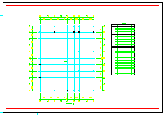 某单层钢结构厂房结构设计CAD图纸-图二