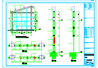 某地楼顶阳光板阳光房建筑CAD设计施工图纸（含设计说明）-图一