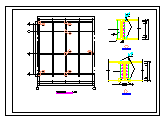 某经典实用玻璃房结构施工cad设计图纸_图1