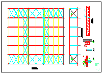 某经典圆管拱形桁架钢构棚结构施工图纸（甲级院）-图二