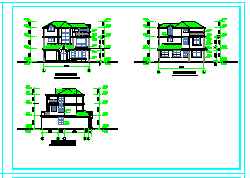 某轻钢别墅设计施工图（包括建筑结构部分）