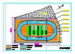 完整的球场、轮滑场施工图纸_图1