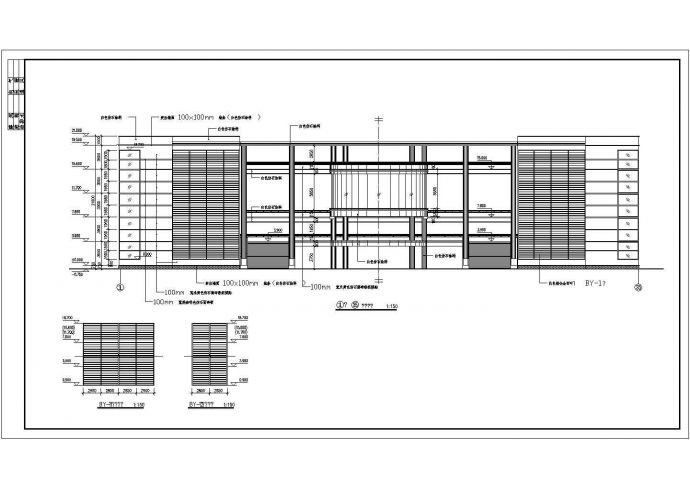 教学楼设计_五层学校教学楼全套建筑施工CAD图_图1