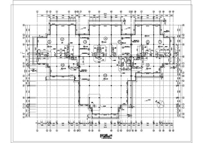 1151平米二层框架结构别墅建筑图纸（含设计说明）_图1