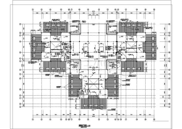 1151平米二层框架结构别墅建筑图纸（含设计说明）-图二