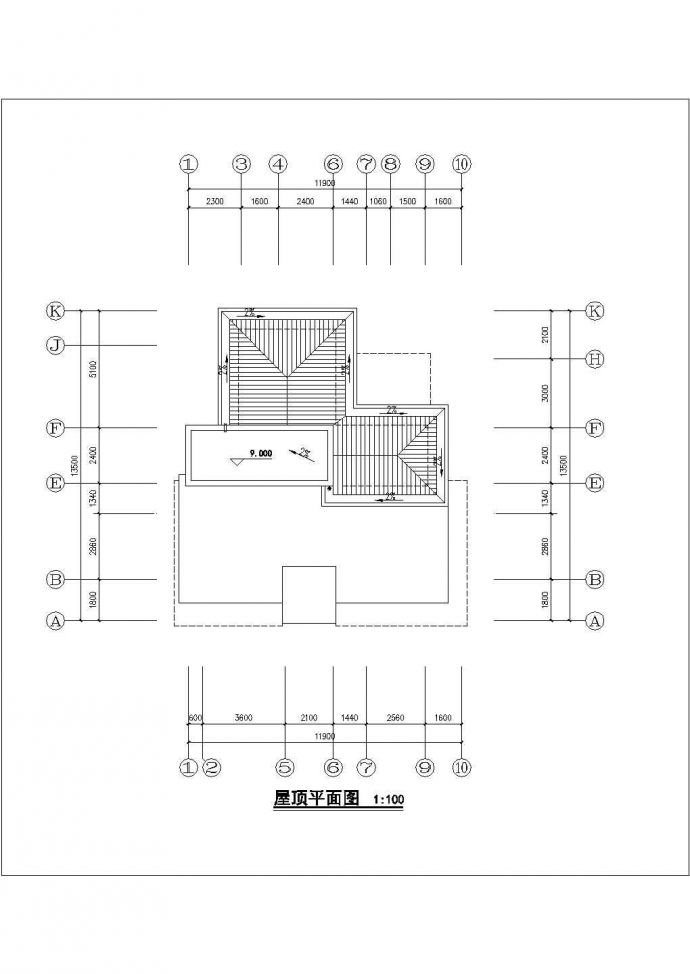 350平米3层混合结构单体别墅全套平面设计CAD图纸（含效果图）_图1