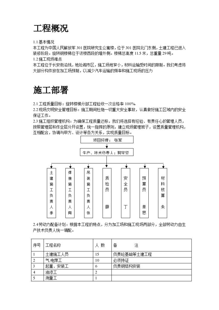 某市医院旋转楼梯钢结构组织设计方案-图二