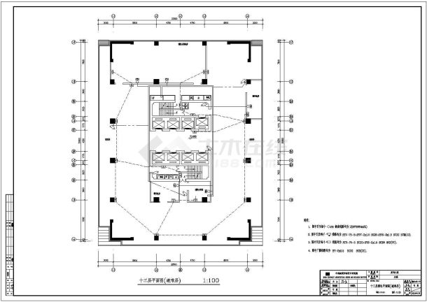 重庆某四十二层国际城电气施工图75-图一