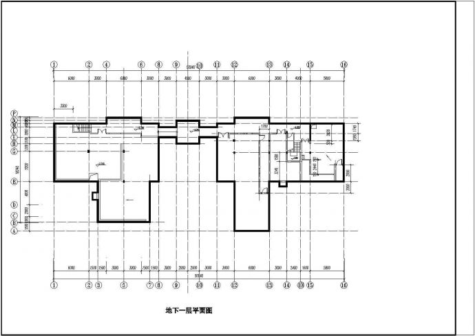 杭州某高档含健身中心酒店全套建筑施工设计cad图_图1