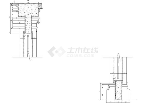 上海耀江国际全套施工设计cad图(含樓梯間外牆詳圖)-图一