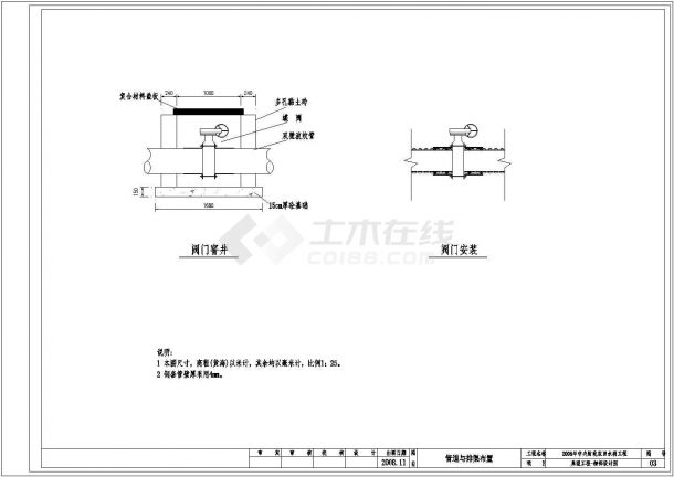 高效节水灌溉项目细部建筑设计施工图-图二