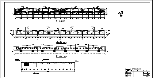 某市单层轻钢结构养猪场育肥舍建结施工cad图_养猪场育肥舍施工