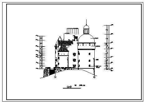 哥特式古堡平面图图片