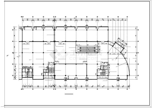 某市区高档商场建筑方案布置参加设计图-图二