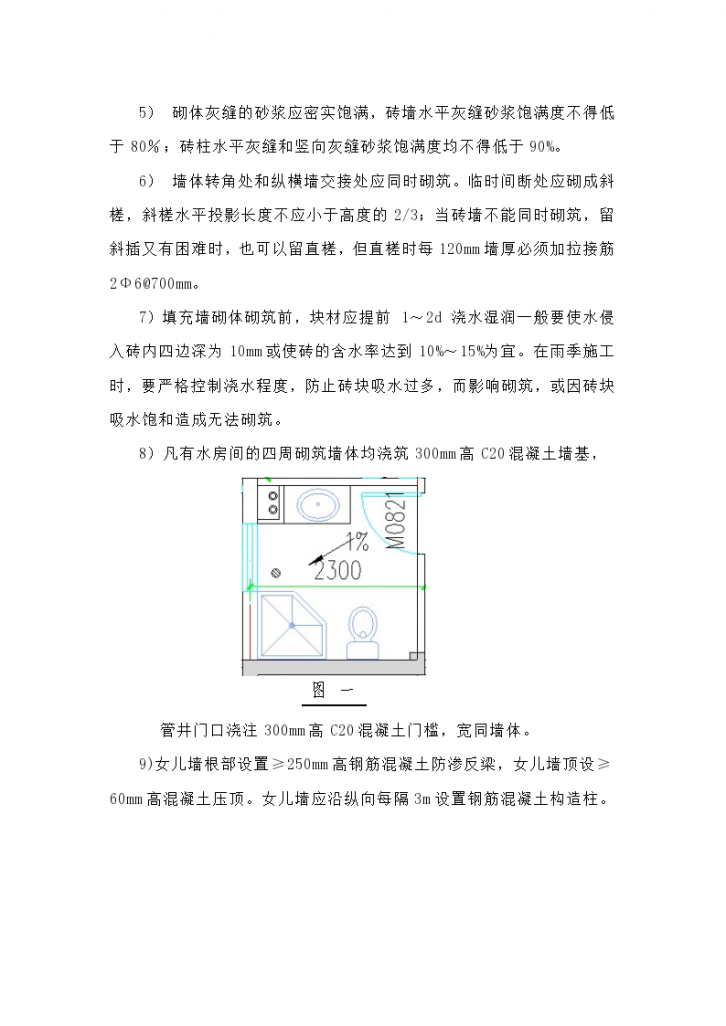 二次结构施工质量控制要点工程-图二