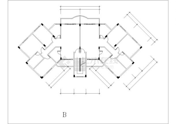 华南地区碧桂园小区总平面规划设计CAD图纸（占地160万平/含户型图）-图二