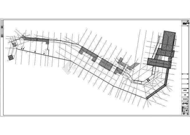某意大利风格小镇（商业街）空调通风设计cad全套施工图-图一