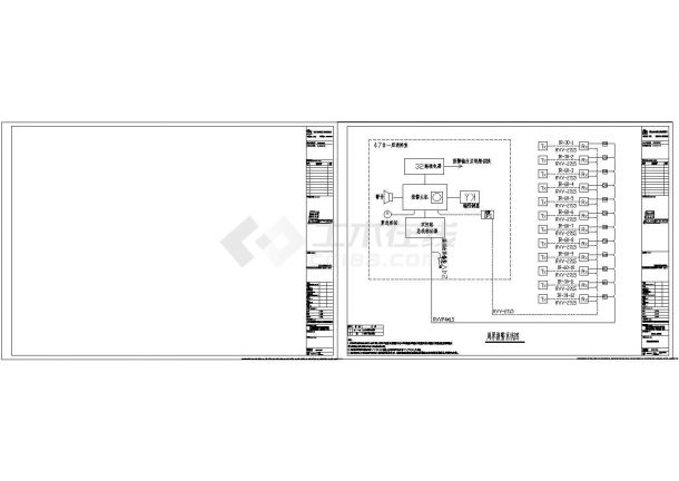 弱电系统_经济适用房弱电智能化全套系统CAD图-图二