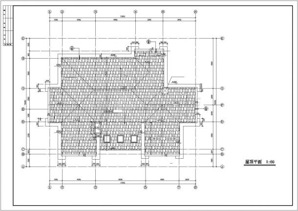 某村镇315平米2层砖混结构独栋别墅建筑设计CAD图纸（含半地下室）-图二