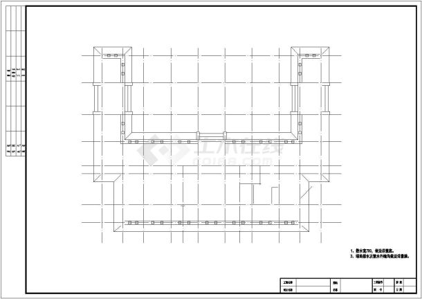 [仿古建]某山庄高档私人茶社休闲度假园全套建筑施工cad图-图二