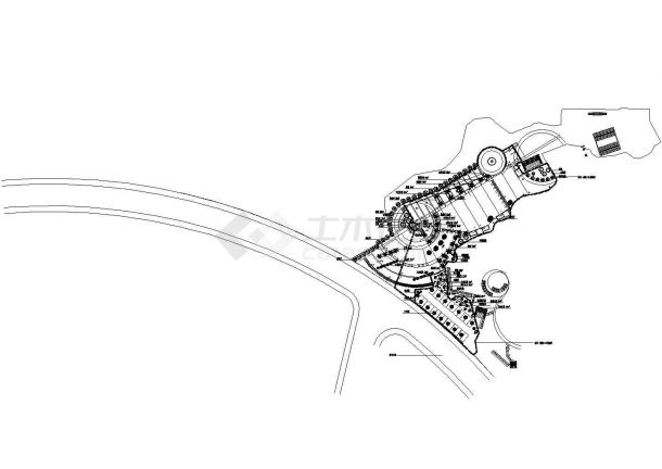 东莞黄大仙公园扩初设计施工全套cad图纸（含给水管系统图）-图二