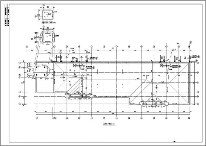 7800平米3层新古典风格联排商住楼全套平立剖面设计CAD图纸（含效果图）_图1