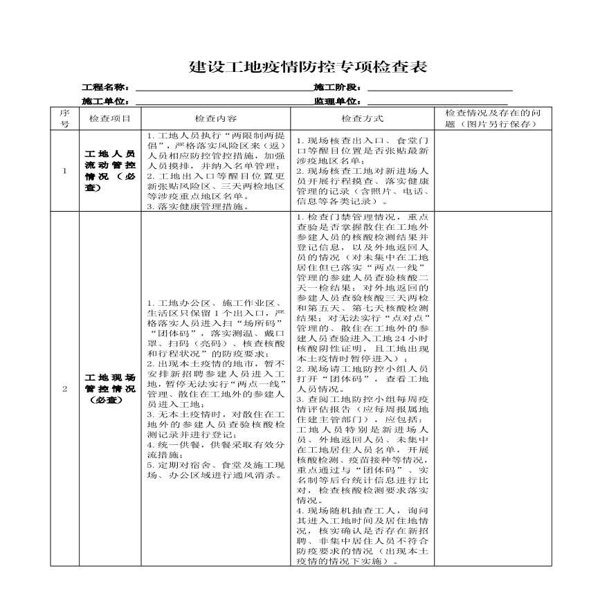 建设工地疫情防控专项检查表(1).pdf