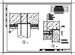 常用建筑工程地下室防水、排水做法节点cad详图大全-大型设计院设计的防水图集-图二