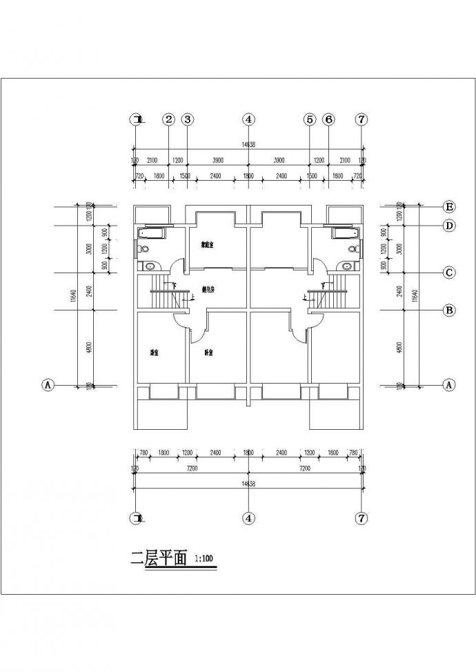 别墅设计_15套现代风格别墅建筑施工CAD图_图1