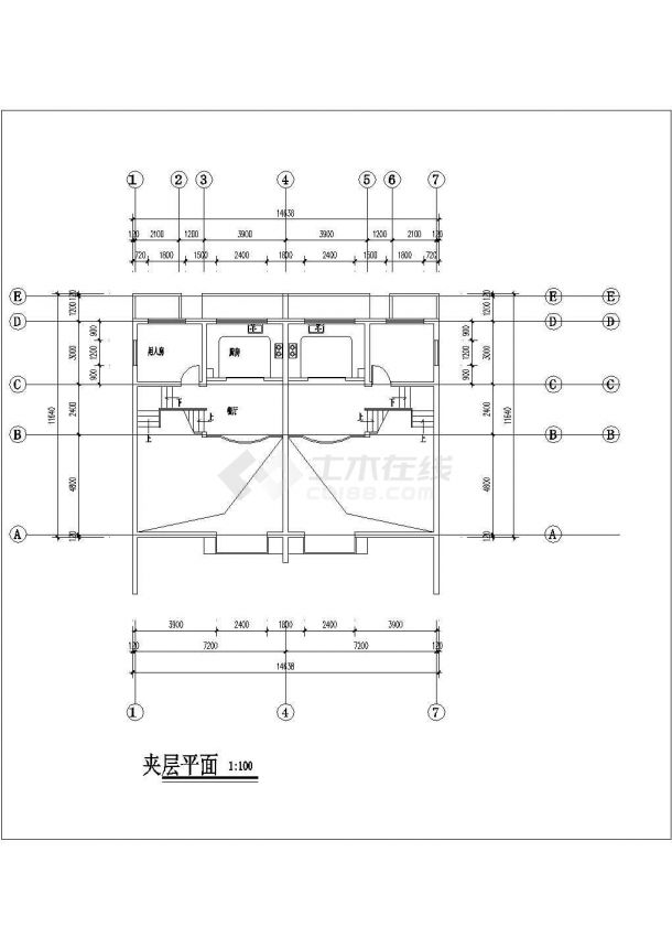 别墅设计_15套现代风格别墅建筑施工CAD图-图二