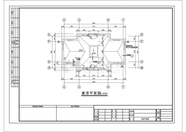 某三层奢华欧式别墅建筑扩初图-图二