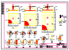 泸州市某职高实验综合楼框架结构cad施工图纸_图1