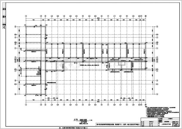 教学楼设计_某综合教学楼抗震加固结构设计CAD图-图二