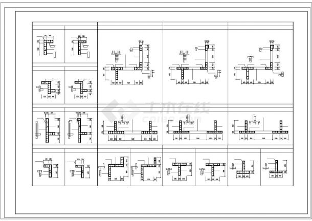 某高层剪力墙结构商业办公楼设计cad全套结构施工图（含设计说明）-图二