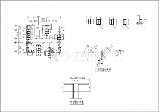 济南市某现代化村镇2层混合结构乡村住宅楼全套结构设计CAD图纸-图一
