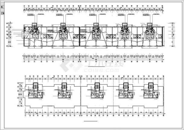 某二十层住宅电气施工cad图（含消防系统图，共八张）-图二