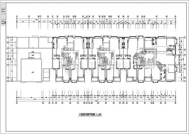 某现代高层办公楼建筑采暖系统设计施工方案CAD图纸-图二