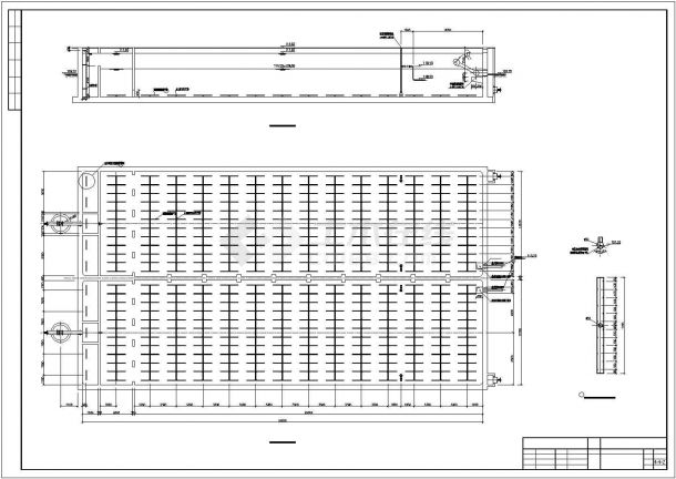 某污水厂设备安装设计施工方案CAD图纸-图二