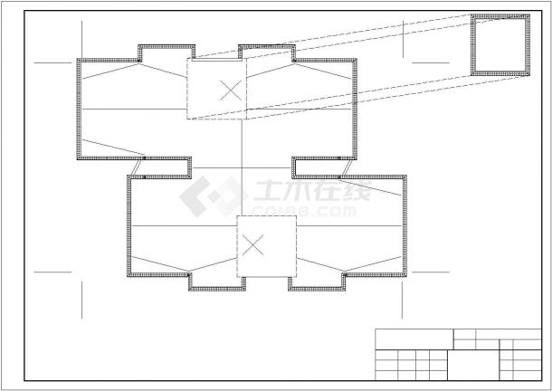 抚顺市某小区5900平米9层框架结构住宅楼全套建筑设计CAD图纸-图一