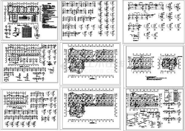 【浙江】某幼儿园建筑结构施工全套方案cad图-图一