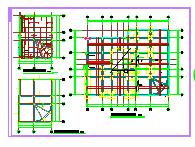 某地28层3层转换桩基础的结构全套cad施工图-图一