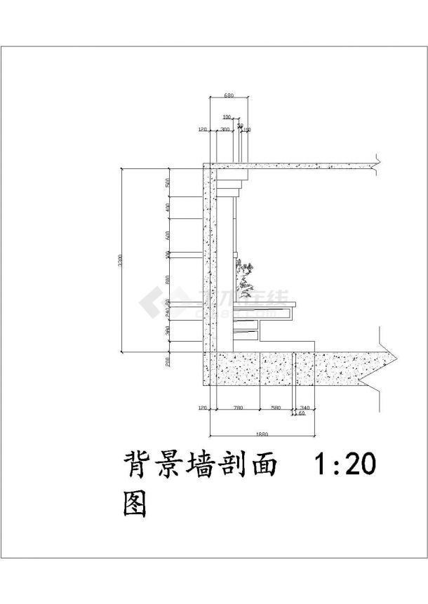郑州市某小区338平米3层砖混结构单体别墅平立剖面设计CAD图纸-图一
