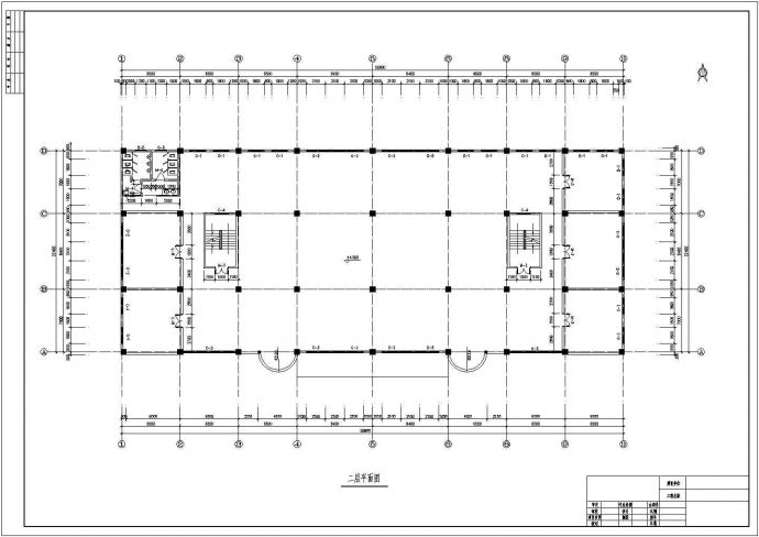 5200平米6层钢婚框架结构惠民超市平立剖面设计CAD图纸_图1