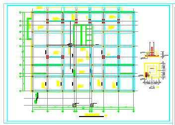 某地地上18层地下一层框剪结构筏板基础商住楼结构设计施工图纸-图二