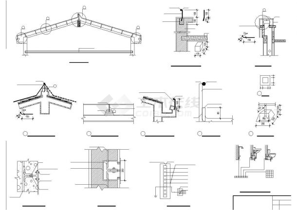 郑州市某小区三层框架结构双拼别墅全套电气系统设计CAD图纸-图一