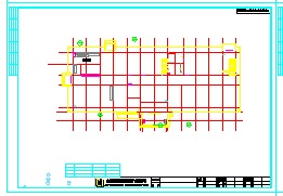 某地地上三层框架结构办公楼建筑设计CAD施工图_图1