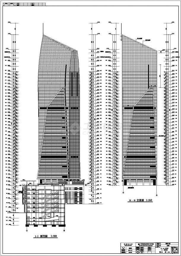 重庆某四十二层国际城建施图28-图一